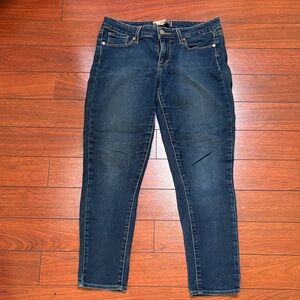 Paige peg skinny Dark Blue Jeans
